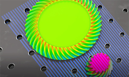 ตรวจสอบชุด Gear Teeth 3D vision sensor